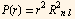 P(r) = r^2R^2_ (n l)