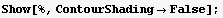 Show[%, ContourShadingFalse] ;