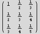 (     1   1 )               -   -           1   2   3            1   1   1           -   -   -           2   3   4            1   1   1           -   -   -           3   4   5