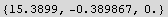 {15.3899, -0.389867, 0.}