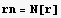 rn = N[r]