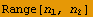 Range[n_1, n_2]