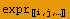 expr_〚i, j, …〛