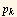 p_k